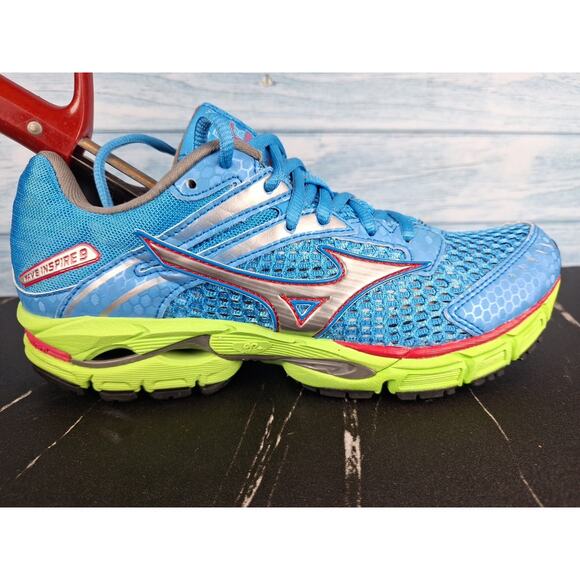 Mizuno Wave Inspire Men\'s Blue Green Running Shoes Size 7.5 main image 5